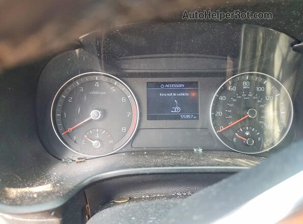3KPF34AD1LE176965 2020 KIA FORTE Оранжевый Вид щитка приборов