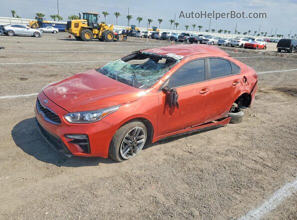 3KPF34AD1LE176965 2020 KIA FORTE Оранжевый Передняя левая четверть