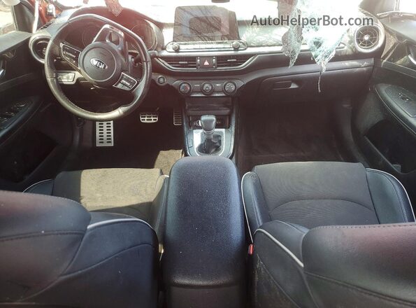 3KPF34AD1LE176965 2020 KIA FORTE Оранжевый Вид панели приборов