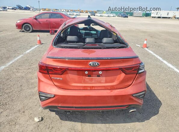3KPF34AD1LE176965 2020 KIA FORTE Оранжевый Вид сзади