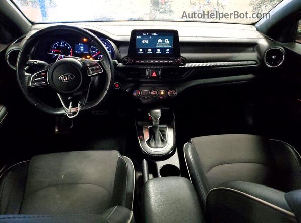 3KPF34AD1ME387049 2021 KIA FORTE Серый Вид панели приборов