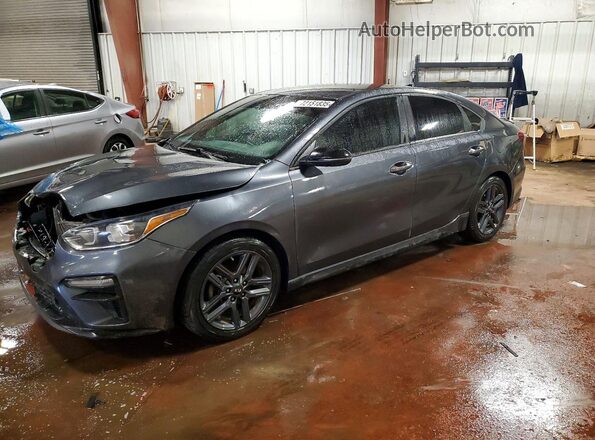 3KPF34AD1ME387049 2021 KIA FORTE Серый Передняя левая четверть