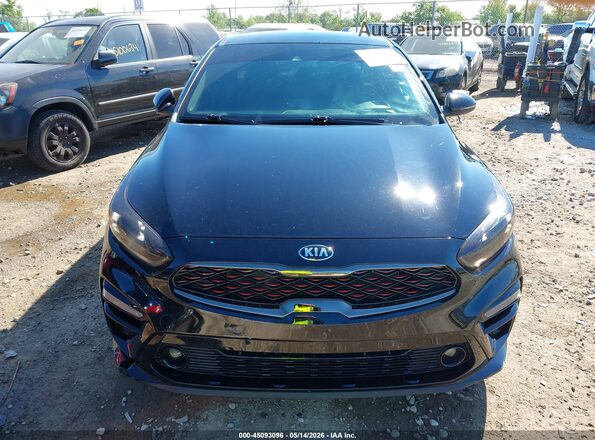 3KPF34AD1ME403136 2021 KIA FORTE Black უკანა სალონის ხედი