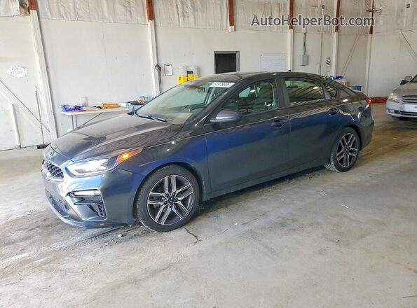 3KPF34AD2KE048619 2019 KIA FORTE Серый Передняя левая четверть