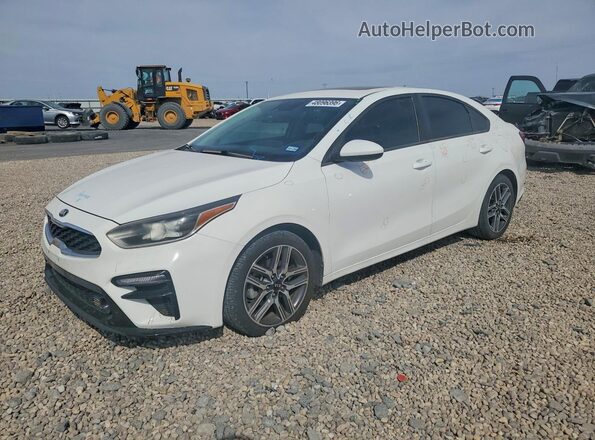 3KPF34AD2KE049656 2019 KIA FORTE Белый Передняя левая четверть