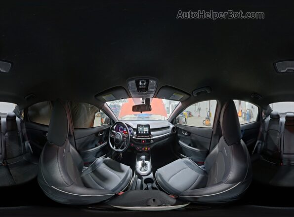 3KPF34AD2LE166672 2020 KIA FORTE Orange Widok naklejki z numerem VIN