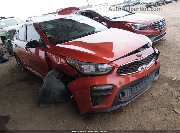 3KPF34AD2LE207043 2020 KIA FORTE Orange Przód prawy