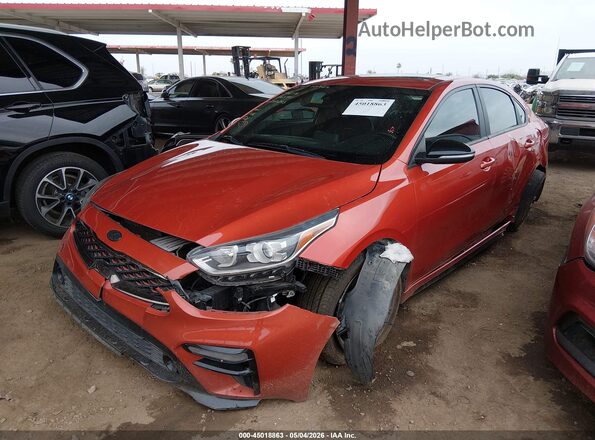 3KPF34AD2LE207043 2020 KIA FORTE Orange Przód lewy