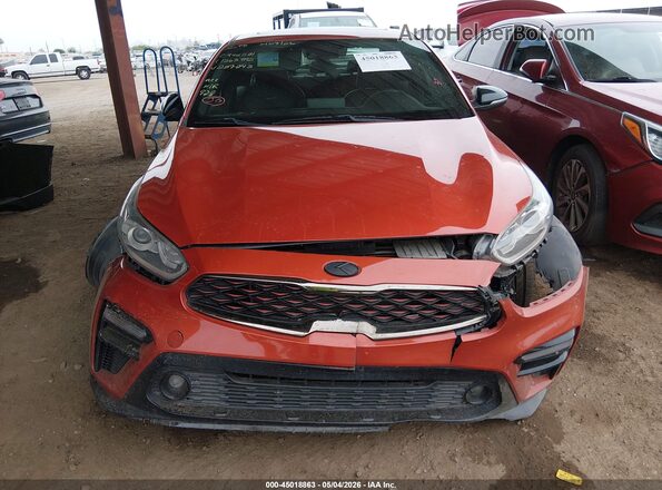 3KPF34AD2LE207043 2020 KIA FORTE Orange Widok z przodu