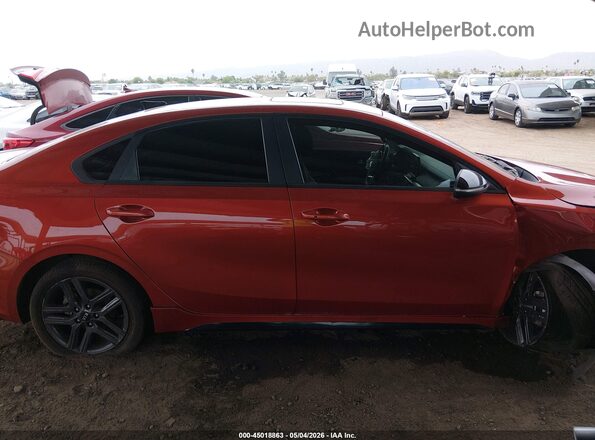 3KPF34AD2LE207043 2020 KIA FORTE Orange Widok wnętrza z tyłu