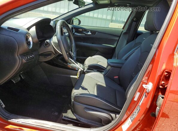 3KPF34AD2LE234713 2020 KIA FORTE Оранжевый Вид салона спереди
