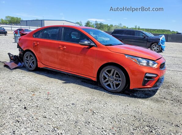 3KPF34AD2LE234713 2020 KIA FORTE Оранжевый Передняя правая четверть