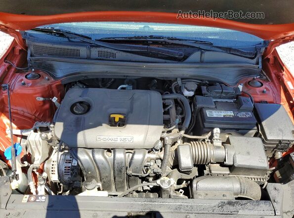 3KPF34AD2LE234713 2020 KIA FORTE Оранжевый Вид задней части салона