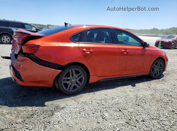 3KPF34AD2LE234713 2020 KIA FORTE Оранжевый Задняя правая четверть