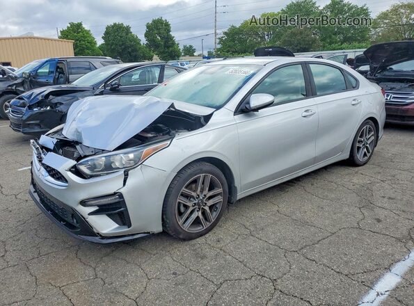 3KPF34AD3KE024183 2019 KIA FORTE Серебряный Передняя левая четверть