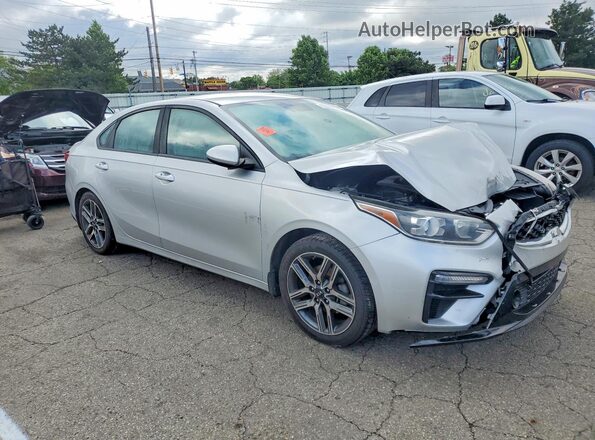 3KPF34AD3KE024183 2019 KIA FORTE Серебряный Передняя правая четверть