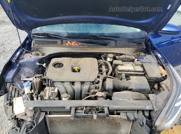 3KPF34AD3KE104079 2019 KIA FORTE Синий Вид задней части салона