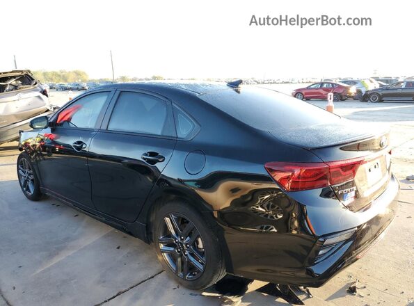 3KPF34AD3ME386209 2021 KIA FORTE Черный Задняя левая четверть