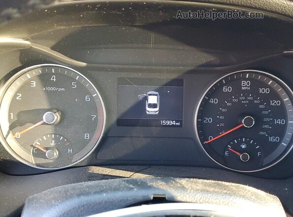 3KPF34AD3ME386209 2021 KIA FORTE Черный Вид щитка приборов