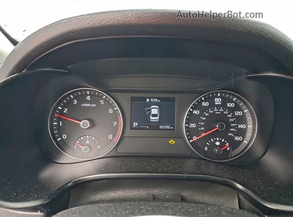 3KPF34AD4KE016593 2019 KIA FORTE Серый Вид щитка приборов
