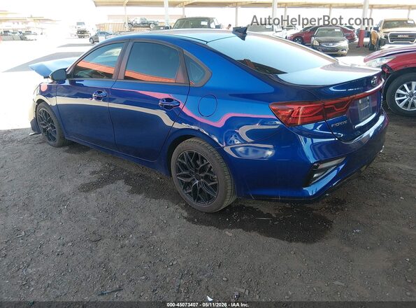 3KPF34AD4KE049111 2019 KIA FORTE Синий Задняя левая четверть