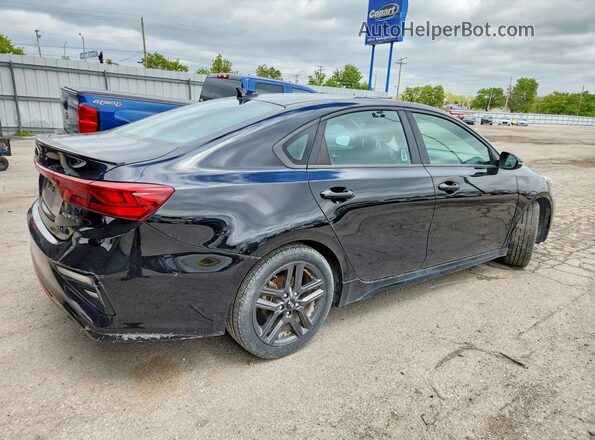 3KPF34AD4LE178953 2020 KIA FORTE Черный Задняя правая четверть