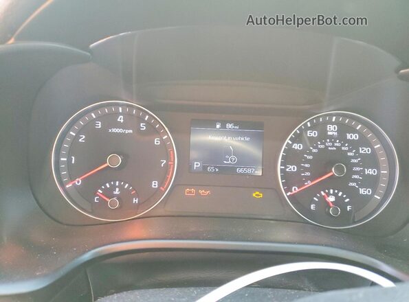 3KPF34AD4LE223079 2020 KIA FORTE Серый Вид щитка приборов