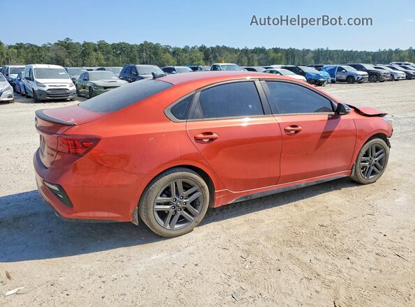 3KPF34AD4LE231215 2020 KIA FORTE Оранжевый Задняя правая четверть