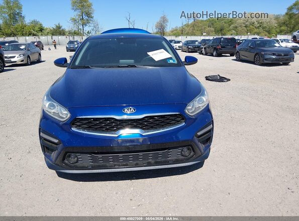 3KPF34AD5KE023665 2019 KIA FORTE Синий Вид щитка приборов