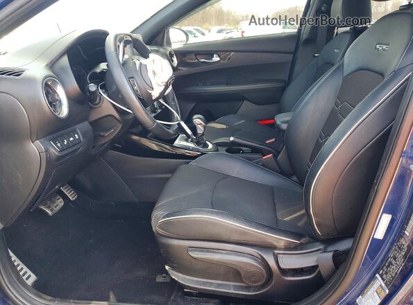 3KPF34AD5LE243552 2020 KIA FORTE Blue Widok wnętrza z przodu