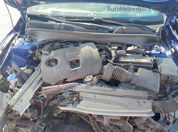 3KPF34AD5LE243552 2020 KIA FORTE Blue Widok wnętrza z tyłu