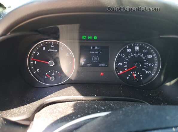 3KPF34AD5ME361750 2021 KIA FORTE Черный Вид щитка приборов