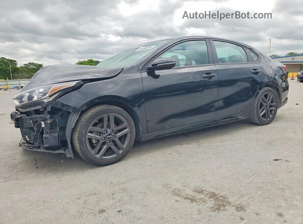 3KPF34AD6LE176878 2020 KIA FORTE Черный Передняя левая четверть