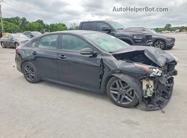 3KPF34AD6LE176878 2020 KIA FORTE Черный Передняя правая четверть