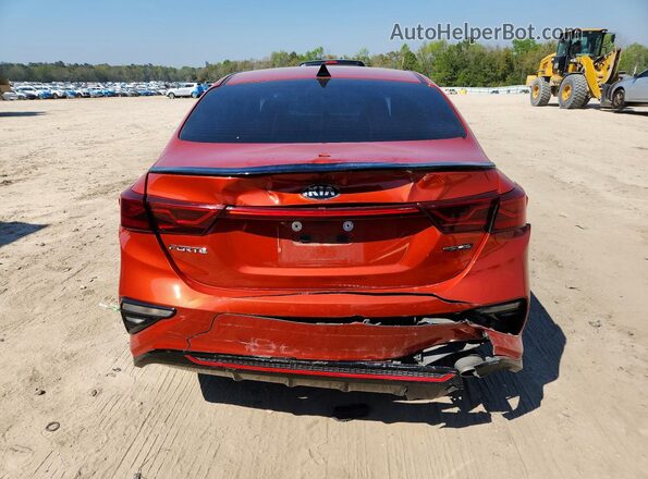 3KPF34AD6ME335495 2021 KIA FORTE Оранжевый Вид сзади