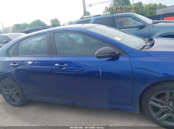3KPF34AD6ME393414 2021 KIA FORTE Blue Rear interior view