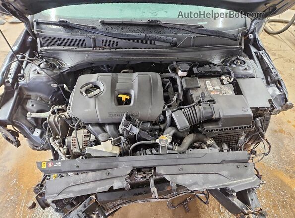 3KPF34AD7ME402461 2021 KIA FORTE Gray Widok wnętrza z tyłu