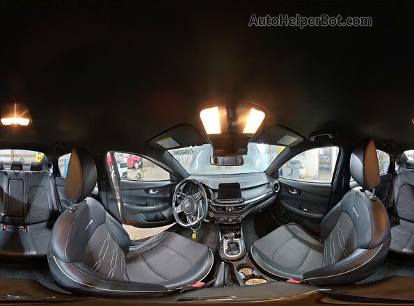 3KPF34AD7ME402461 2021 KIA FORTE Gray Widok wnętrza 360 stopni