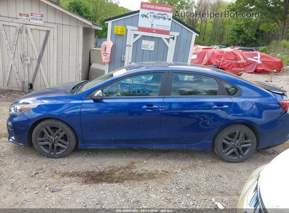 3KPF34AD7ME424069 2021 KIA FORTE Blue 