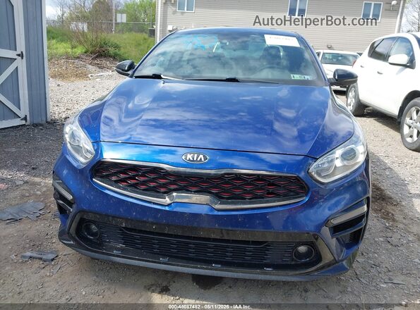 3KPF34AD7ME424069 2021 KIA FORTE Blue Вид задньої частини салону