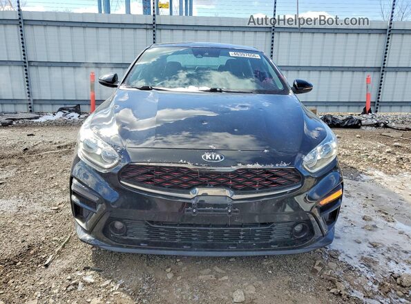 3KPF34AD8ME316947 2021 KIA FORTE Черный Вид спереди
