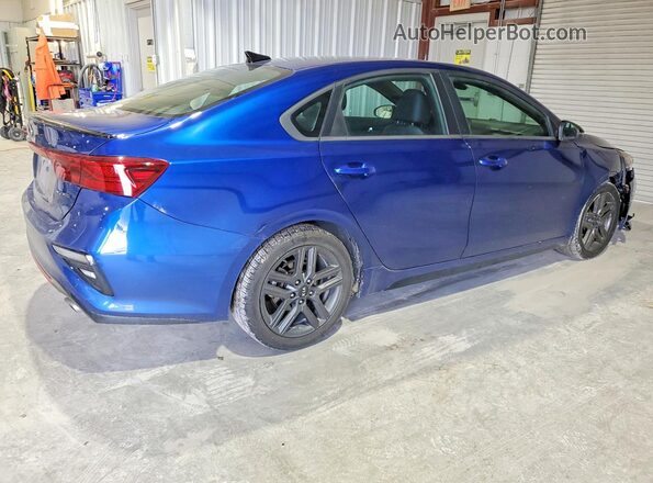 3KPF34AD8ME403652 2021 KIA FORTE Синий Задняя правая четверть