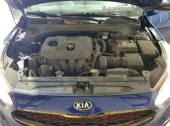 3KPF34AD8ME403652 2021 KIA FORTE Синий Вид задней части салона