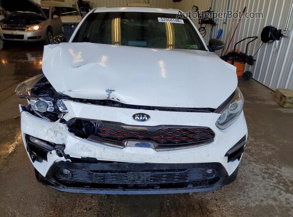 3KPF34AD9ME405667 2021 KIA FORTE Белый Вид спереди