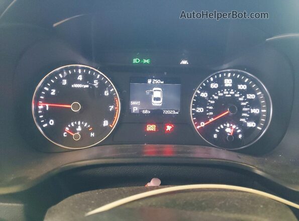 3KPF34AD9ME405667 2021 KIA FORTE Белый Вид щитка приборов