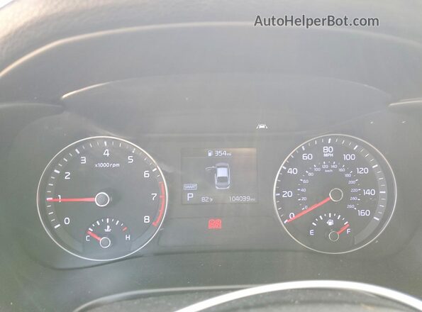 3KPF34ADXLE217447 2020 KIA FORTE Серый Вид щитка приборов