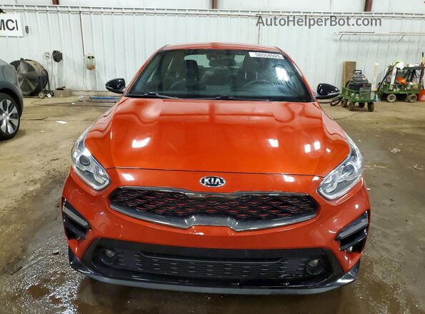 3KPF34ADXLE220140 2020 KIA FORTE Оранжевый Вид спереди