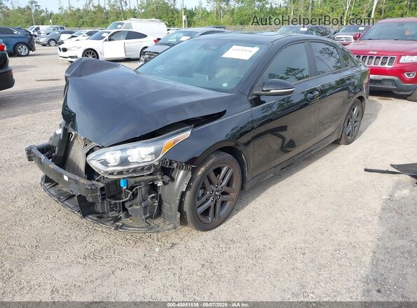 3KPF34ADXLE260900 2020 KIA FORTE Черный Передняя левая четверть