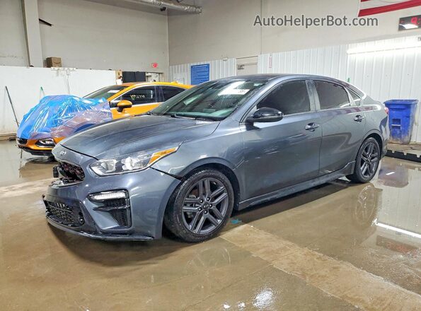 3KPF34ADXME315962 2021 KIA FORTE Серый Передняя левая четверть