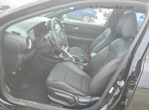 3KPF44AC0LE162446 2020 KIA FORTE Black Widok wnętrza z przodu